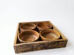 BARK BOWLS WITH TRAY - Image 10