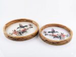 MONARCH FLORA ROUND TRAY - Image 2