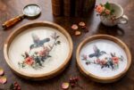 MONARCH FLORA ROUND TRAY - Image 8