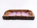 RESIN PINK BARK TRAY - Image 4