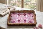 RESIN PINK BARK TRAY - Image 6