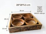 BARK BOWLS WITH TRAY - Image 11