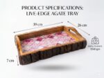 RESIN PINK BARK TRAY - Image 9