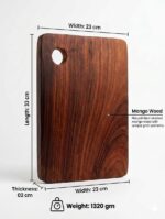 DARK STAINED CHOPPING BOARD - Image 9