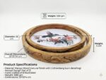 MONARCH FLORA ROUND TRAY - Image 10
