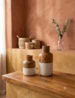 DUAL TONE VASE WHT - Image 2