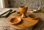 The Pedestal Quartet Wooden Serving Set - Image 4