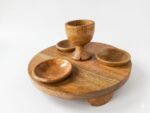 The Pedestal Quartet Wooden Serving Set - Image 5