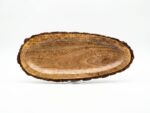 Handcrafted Oval Mango Wood Bark Platter - Image 4