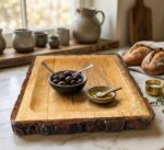 Handcrafted Square Mango Wood Bark Platter - Image 6