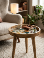 Petal & Grain Side Table - Image 3