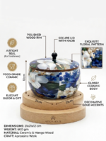 Blue Porcelain Floral Serve - Image 7