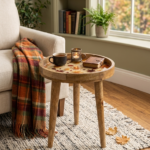 Golden Amber Side Table