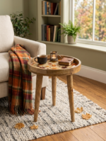 Golden Amber Side Table