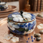 Blue Porcelain Floral Serve