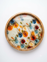 Petal & Grain Side Table - Image 5