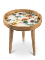 Petal & Grain Side Table - Image 4