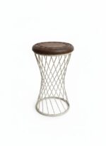 The Crown Carved Accent Stool - Image 4