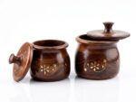Heritage Sheesham Spice Pot Set - Image 4