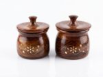 Heritage Sheesham Spice Pot Set - Image 5
