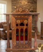 Royal Crown Sheesham Key Cabinet - Image 4