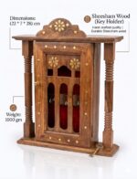 Royal Crown Sheesham Key Cabinet - Image 9