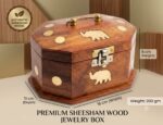 Maharaja Brass Inlay Chest - Image 6