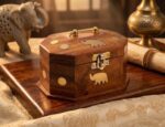 Maharaja Brass Inlay Chest