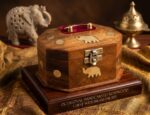Maharaja Brass Inlay Chest - Image 2