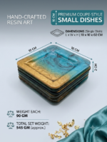 Luxe Swirl Resin Coasters - Image 8