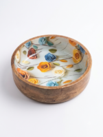 Floral Dynasty Mango Wood Salad Set - Image 5