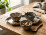 Artisanal Volcanic Shell Serving Set - Image 2