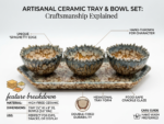 Artisanal Volcanic Shell Serving Set - Image 6
