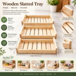 Rustic Edge Pine Tray Set - Image 9